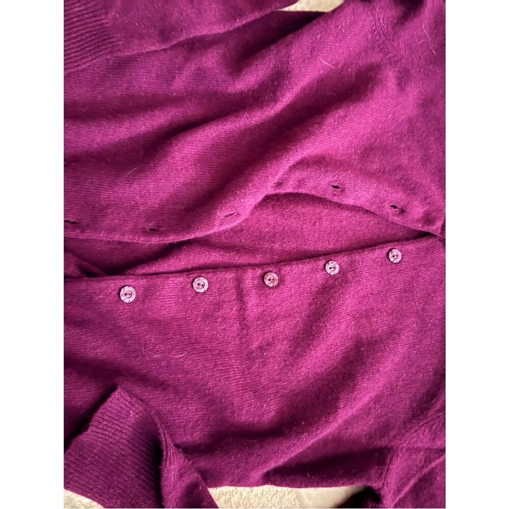 Tweeds Rich Magenta Knit Sweater